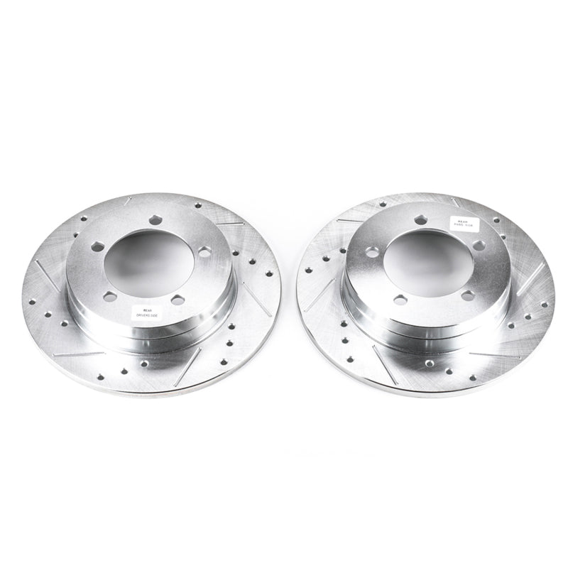 PowerStop Power Stop 90-94 Eagle Talon Rear Evolution Drilled & Slotted Rotors - Pair