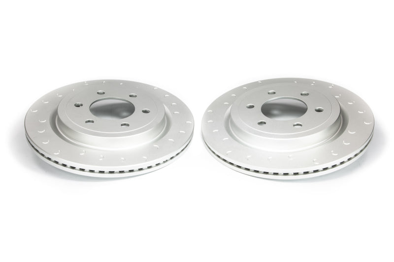 Alcon 2010+ Ford F-150 336x24mm Slotted Rotor Kit w/ Electric Park Brake - Rear