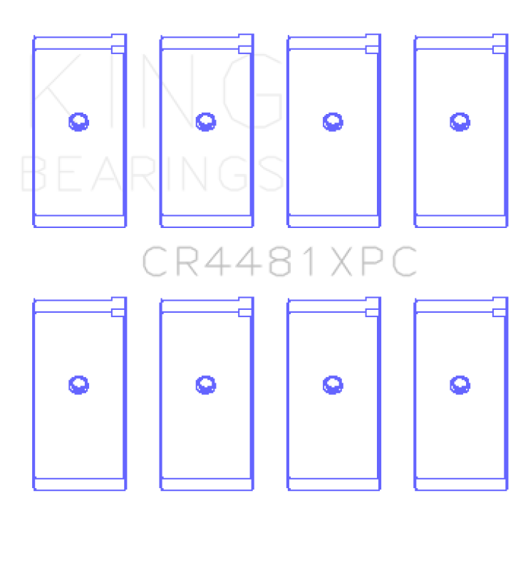 King Engine Bearings King Mitsubishi 4G63 / 4G64 6 Bolt 1st Gen DSM (Size STD) pMaxKote Performance Rod Bearing Set