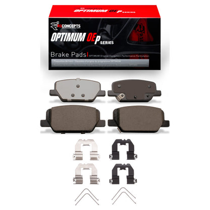 R1 Concepts R1 2019-2025 Hyundai Santa Fe Rear R1 Optimum OE Pads & Hardware Kit