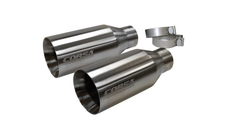 CORSA Performance Corsa 2017-2020 Ford F-150 Raptor 3in Inlet / 5in Outlet Satin Polished Tip Kit (For Corsa Exh Only)