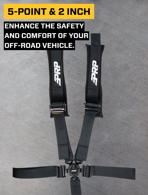 PRP Seats PRP 5.2 Harness(Cam-Lock, SFI Rated) - Black