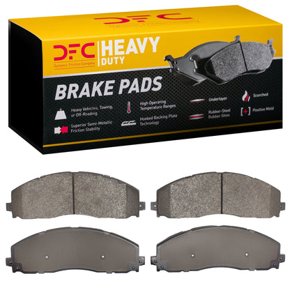 DFC 05-23 Meritor ADB-1560 Fr & Rr Heavy Duty Pads - Semi Metallic