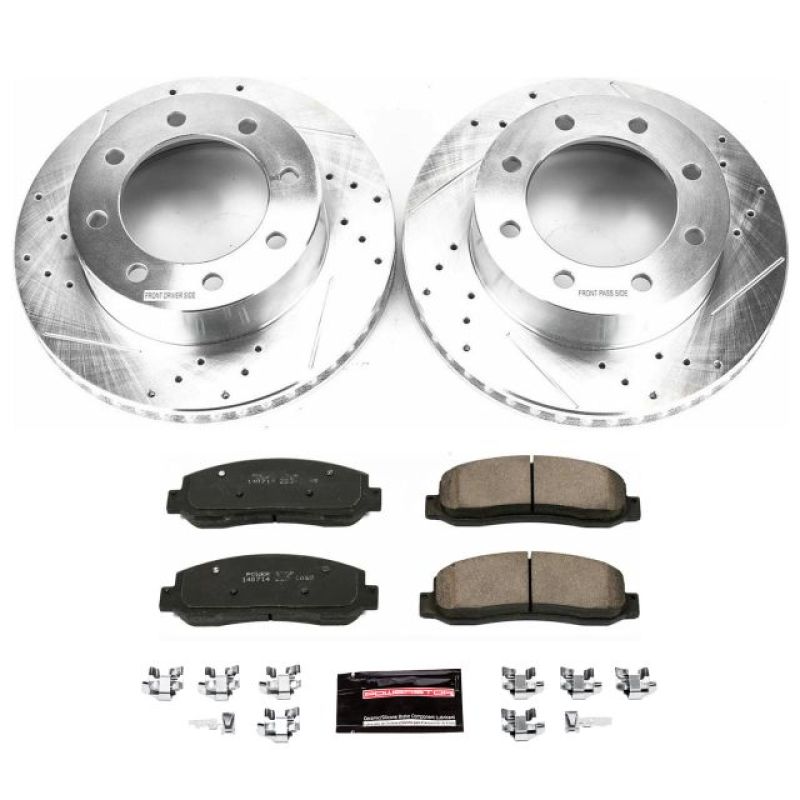 PowerStop Power Stop 10-12 Ford F-450 Super Duty Front Z23 Evolution Brake Kit