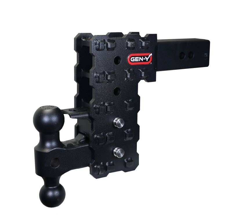 GEN-Y Hitch Gen-Y Phantom-X 2.5in Solid Shank 7.5in Drop 1.6K TW 16K Hitch w/GH-051 & GH-032 (No Flat Towing)