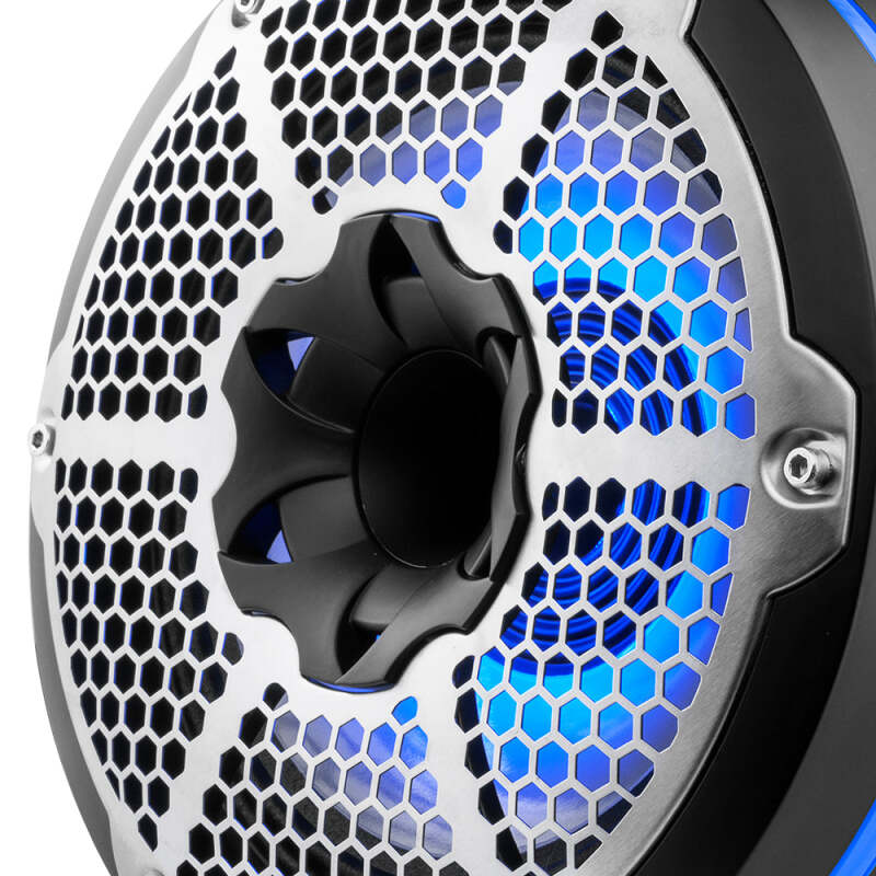 DS18 Marine And Powersports Towers w/ Built In 10in 1in Driver 300 Watts RMS RGB LED Lights Black