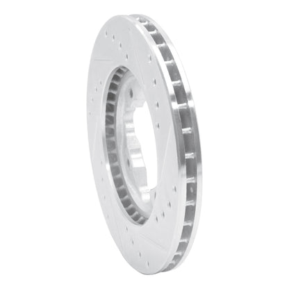 R1 Concepts R1 90-97 Acura CL Front Left Drilled & Slotted Silver Brake Rotor