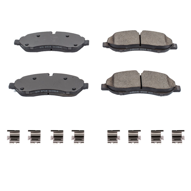 PowerStop Power Stop 15-19 Ford Transit-150 Front Z17 Evolution Ceramic Brake Pads w/Hardware