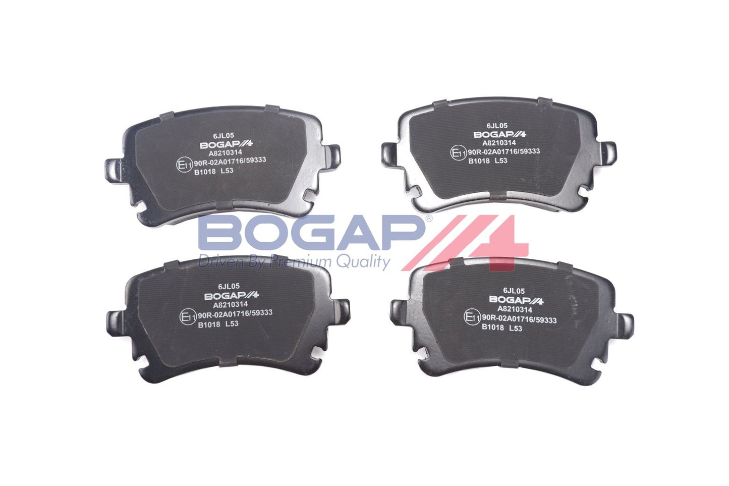 BOGAP A8210314 Brake Pad Set, Disc Brake | ML Performance Car Parts