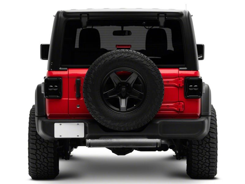 Raxiom 18-23 Jeep Wrangler JL Axial Series Linear LED Tail Lights- Black Housing (Smoked Lens)
