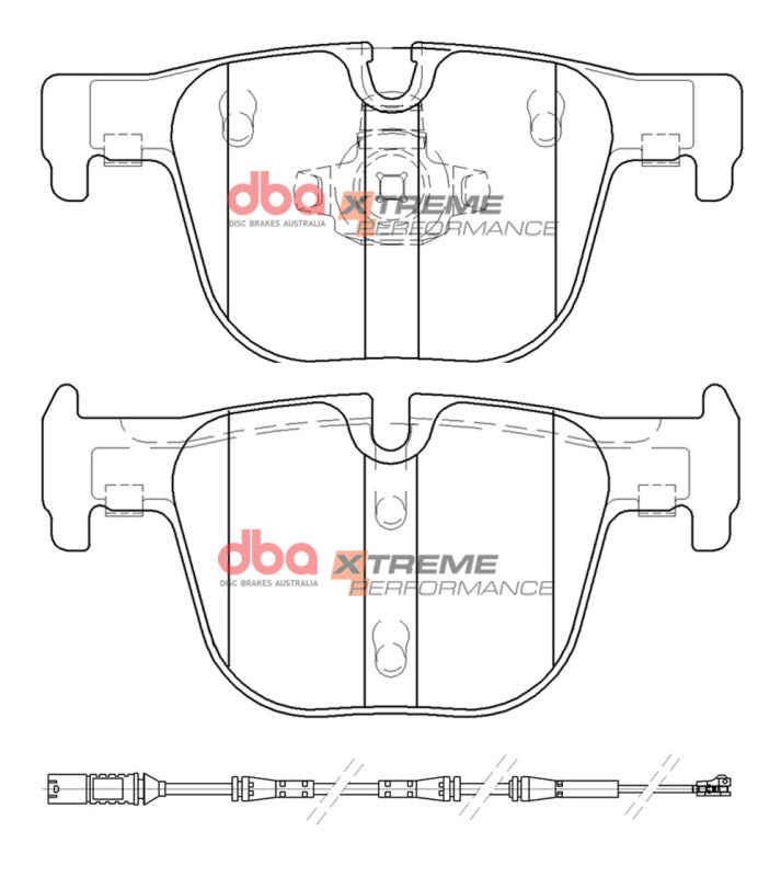 DBA 16-18 BMW 328i (w/M Sport Package) Rear XP Performance Brake Pads