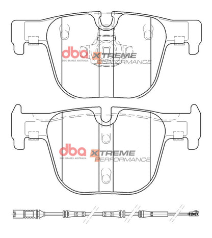 DBA 16-18 BMW 328i (w/M Sport Package) Rear XP Performance Brake Pads