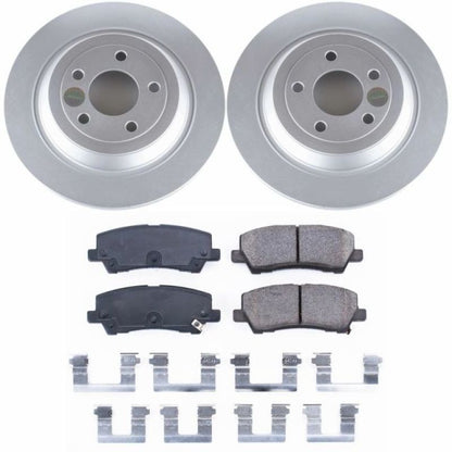 PowerStop Power Stop 15-19 Ford Mustang Rear Z17 Evolution Geomet Coated Brake Kit