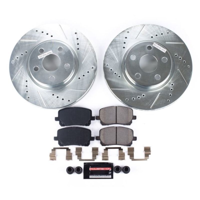 PowerStop Power Stop 03-08 Pontiac Vibe Front Z23 Evolution Sport Brake Kit