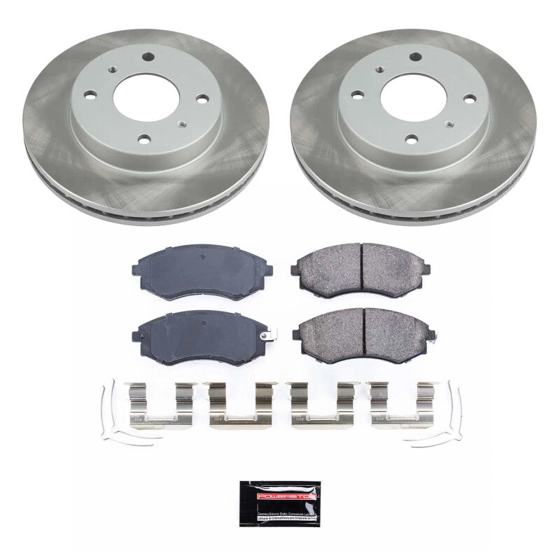 PowerStop Power Stop 00-06 Nissan Sentra Front Semi-Coated Rotor Kit