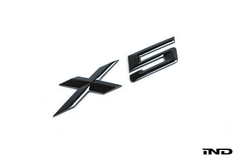 IND E70 X5 Painted Trunk Emblem