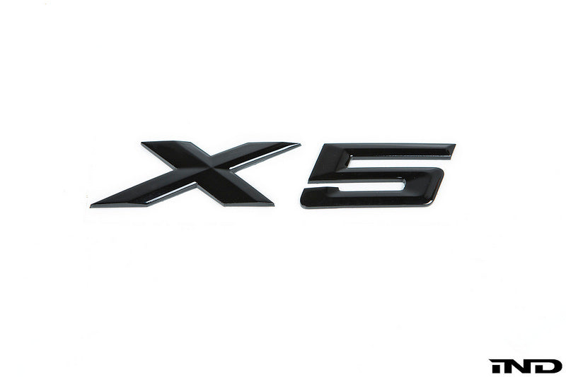 IND E70 X5 Painted Trunk Emblem