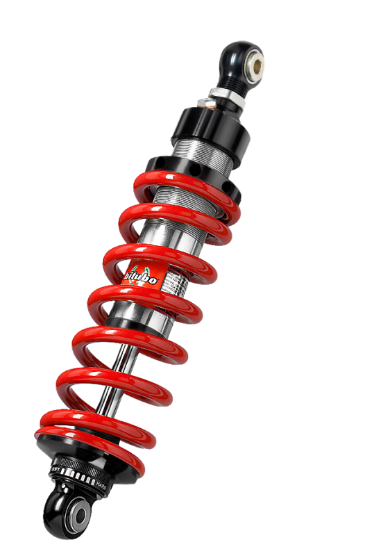Bitubo Suspension Bitubo XZE5 Monoshocks Adjustable: Spring Preload, Rebound, Length +10mm, Red Spring