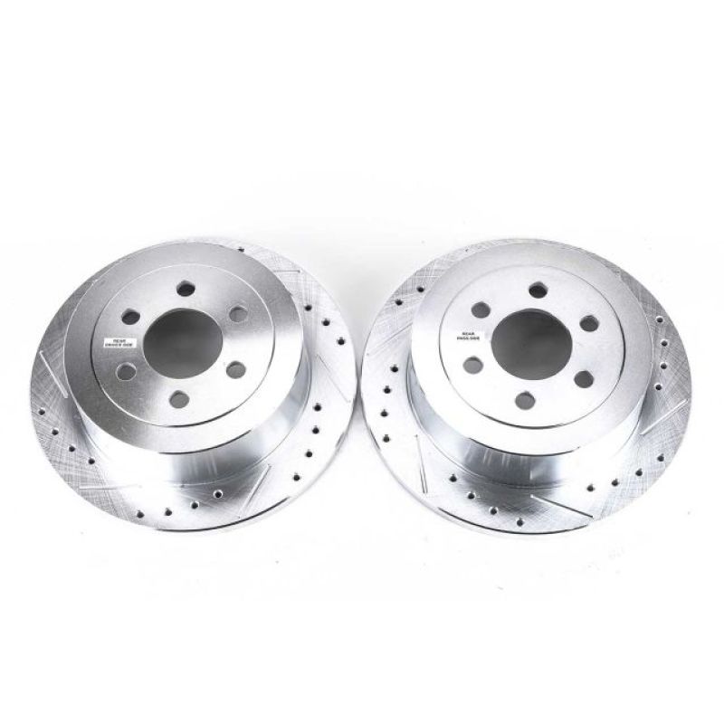 PowerStop Power Stop 03-04 Dodge Dakota Rear Evolution Drilled & Slotted Rotors - Pair