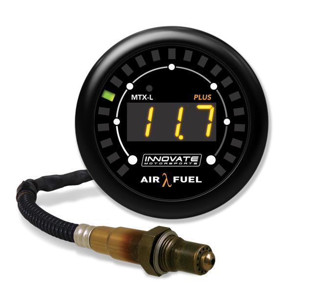 Innovate Motorsports Innovate MTX-L PLUS Digital Air/Fuel Ratio Gauge Kit 3ft w/O2 Sensor