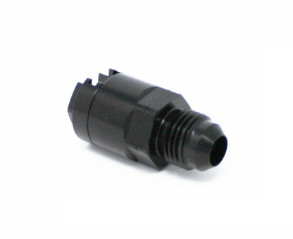 Torque Solution Locking Quick Disconnect Adapter Fitting: 3/8in SAE to -8AN Male Flare