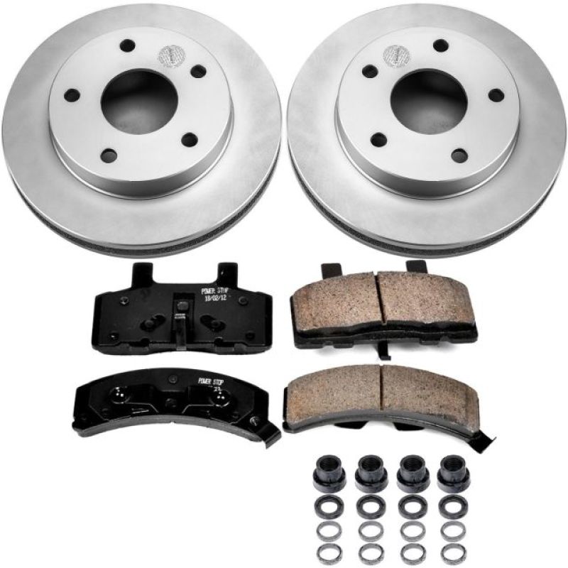 PowerStop Power Stop 94-99 Dodge Ram 1500 Front Z17 Evolution Geomet Coated Brake Kit