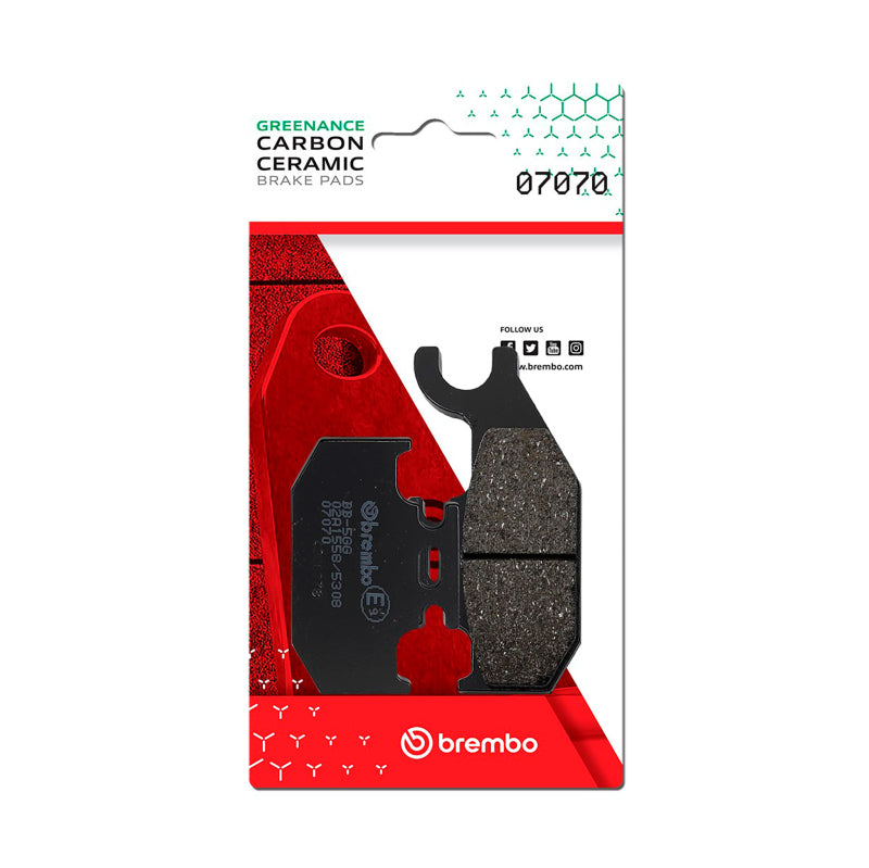 Brembo Powersports Brembo Suzuki Sixteen/Suzuki Uh/Suzuki Ux Carbon Ceramic Brake Pad - Rear