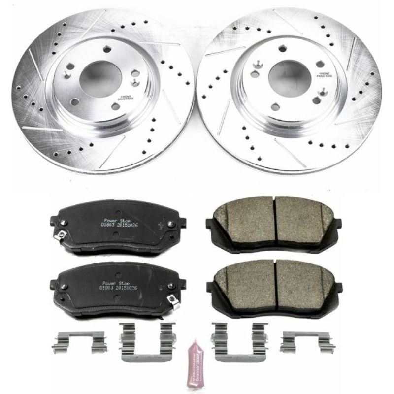 PowerStop Power Stop 15-16 Hyundai Sonata Front Z23 Evolution Sport Brake Kit