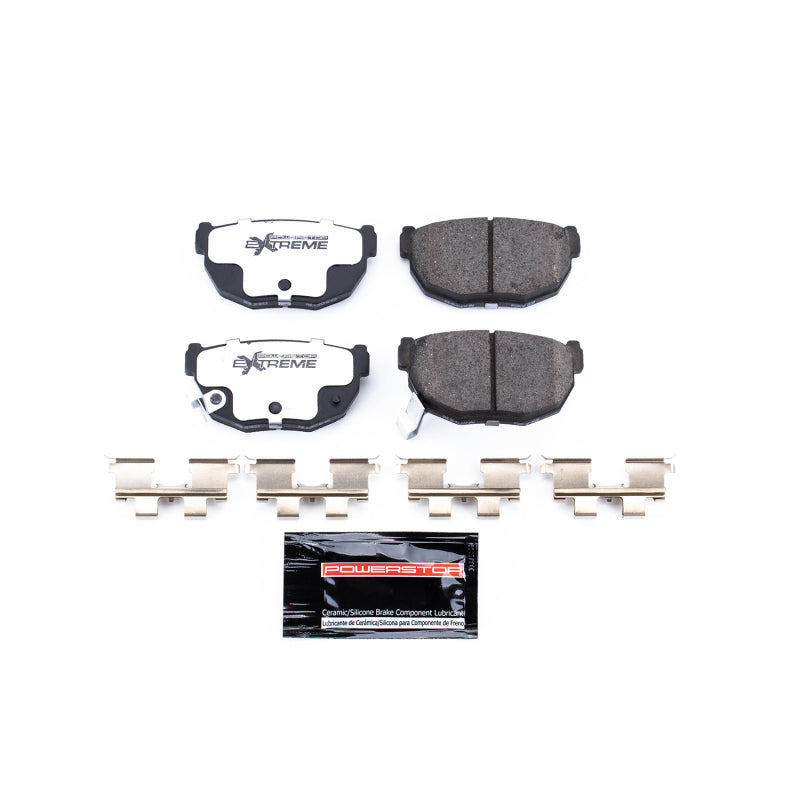 PowerStop Power Stop 86-88 Nissan 200SX Rear Z26 Extreme Street Brake Pads w/Hardware