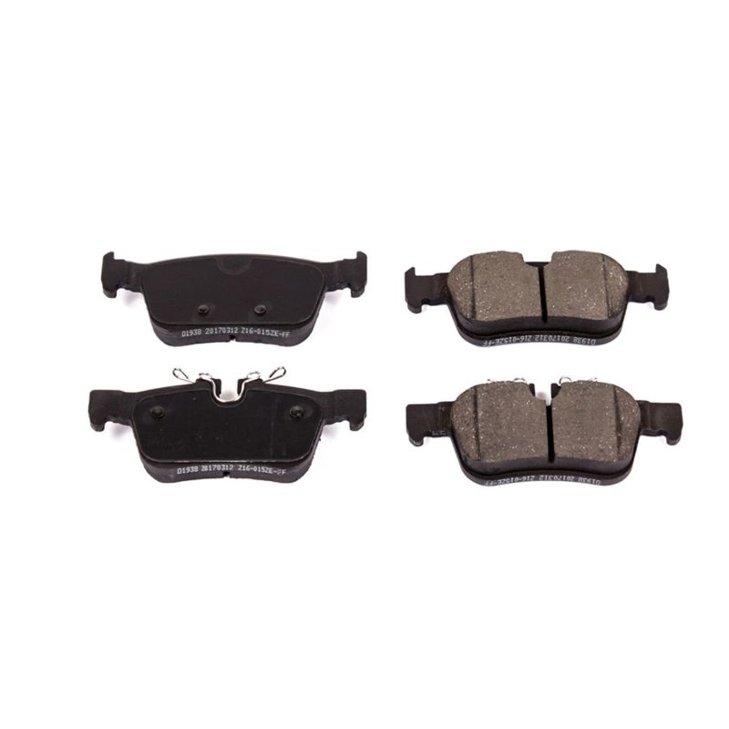 PowerStop Power Stop 2019 Volvo S60 Rear Z16 Evolution Ceramic Brake Pads