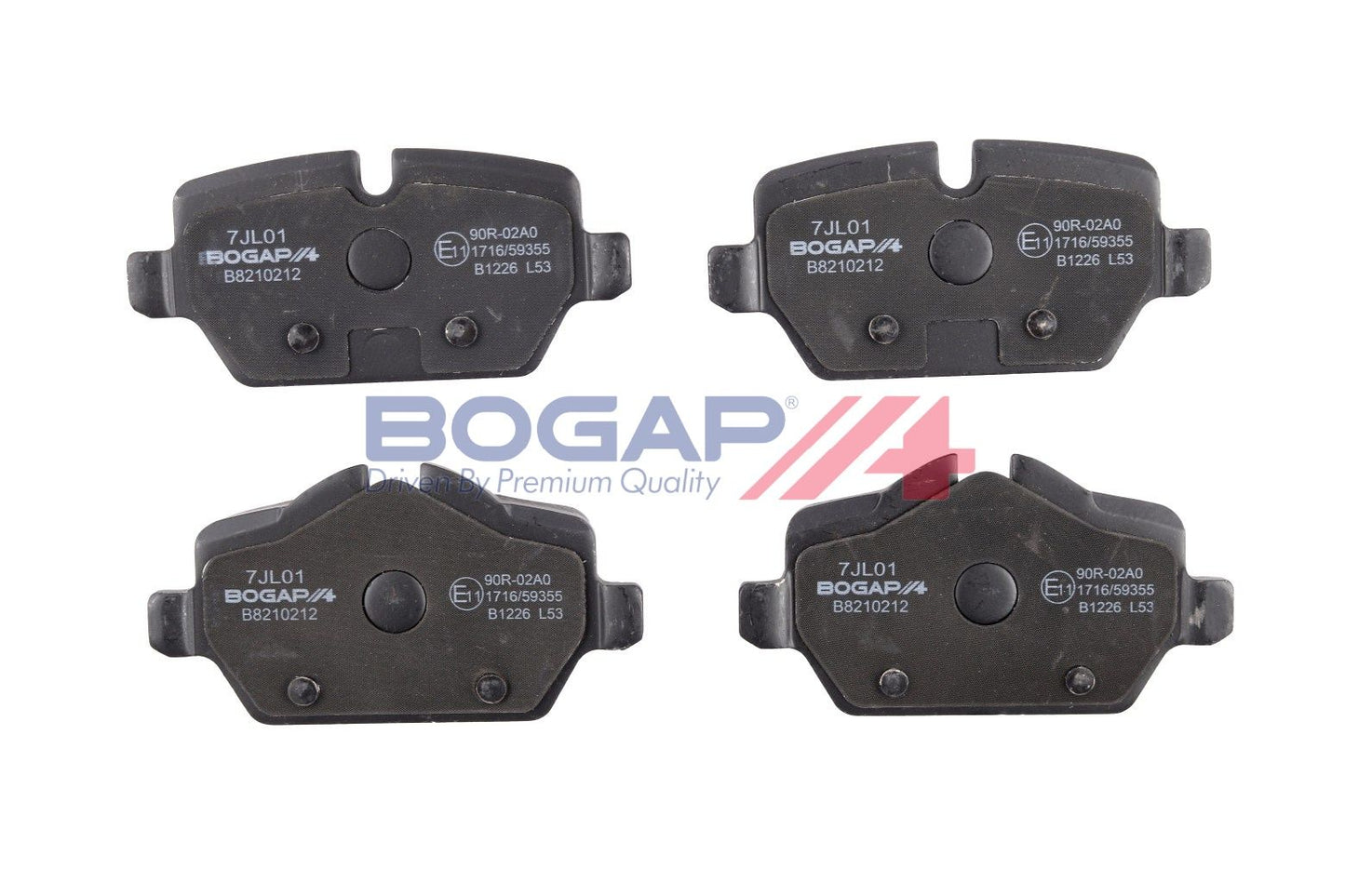 BOGAP B8210212 Brake Pad Set, Disc Brake | ML Performance Car Parts
