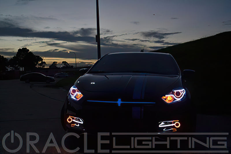 ORACLE Lighting Oracle Dodge Dart 13-16 WP LED Projector Fog Halo Kit - White