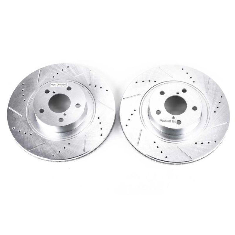 PowerStop Power Stop 13-16 Scion FR-S Front Evolution Drilled & Slotted Rotors - Pair