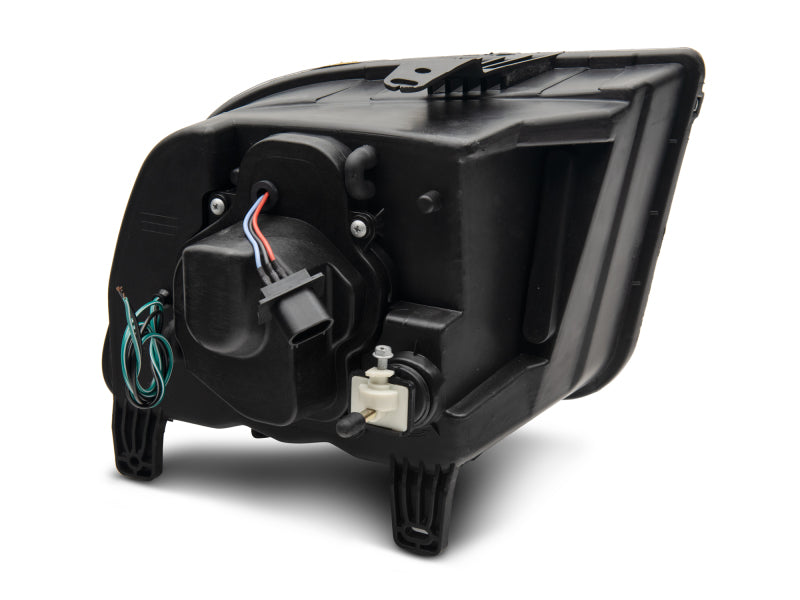 Raxiom 05-09 Ford Mustang w/ Halogen Projector Headlights- Black Housing (Clear Lens) (No GT500 )