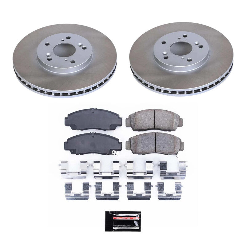 PowerStop Power Stop 03-11 Honda Accord Front Semi-Coated Rotor Kit