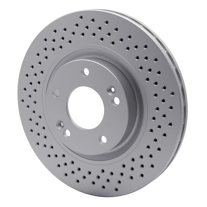 DFC 07-08 Hyundai Tiburon Front Drilled GeoSPEC Coated Rotor