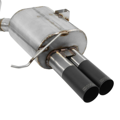 Dinan 08-13 BMW M3 (E92/E93) Free Flow Axleback Exhaust System - Black Tips