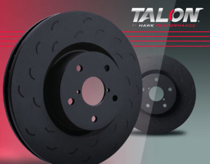 Hawk Performance Hawk 07-18 Silverado 1500 Rear Talon Slotted-Only Street Rear Brake Rotors