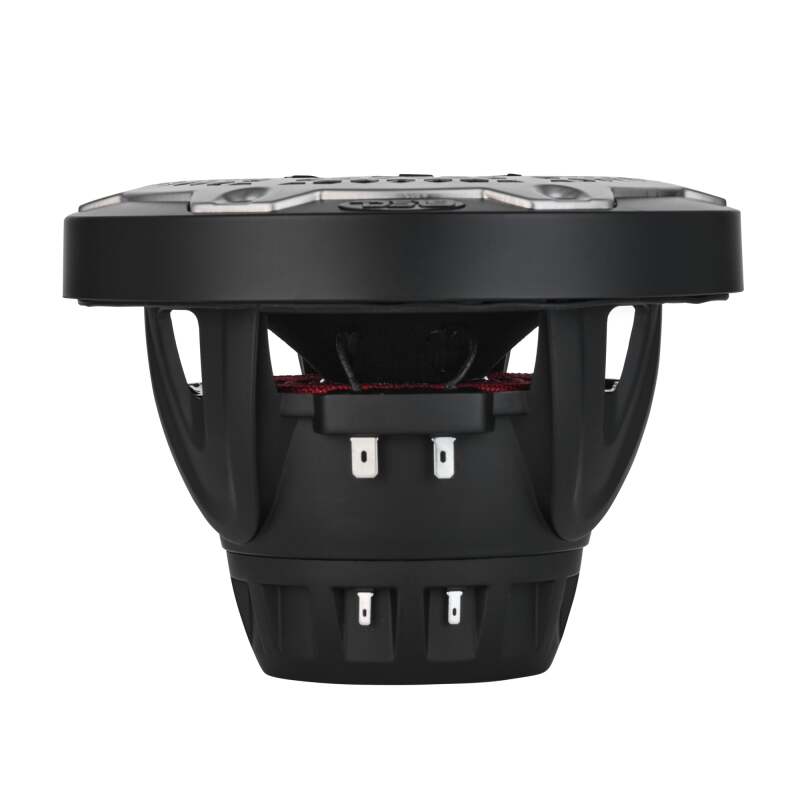 DS18 Hybrid Marine Speaker w/ Driver And RGB LEDs 6.5in 2-Way 250 Watts RMS 4 ohm Black w/ Covers