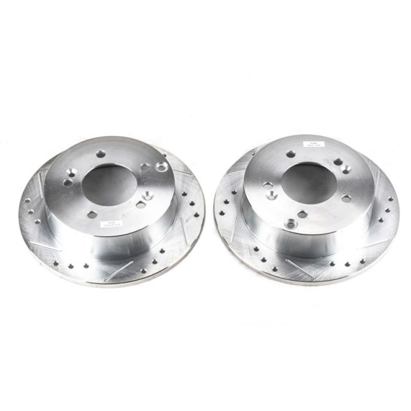 PowerStop Power Stop 06-10 Hyundai Sonata Rear Evolution Drilled & Slotted Rotors - Pair
