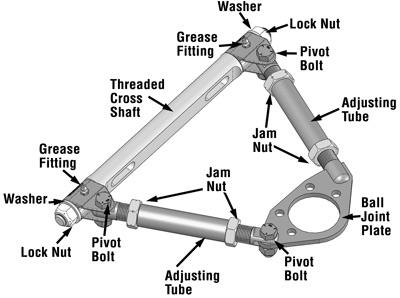 SPC Performance GM Full Size Pro Series Front Adjustable Upper Control Arm (Race Only)