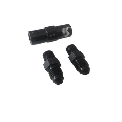 Snow Performance High Flow 7PSI Crack Pressure Check Valve Quick-Connect Fittings (1/4in Tubing)