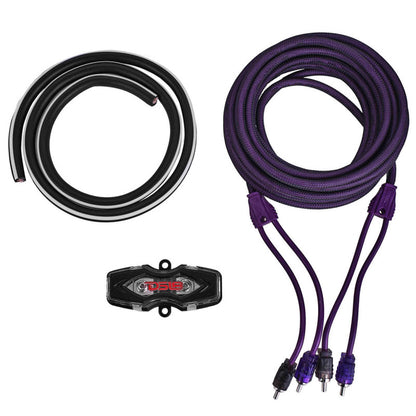 DS18 4-GA Amplifier Install Kit Advance- Purple