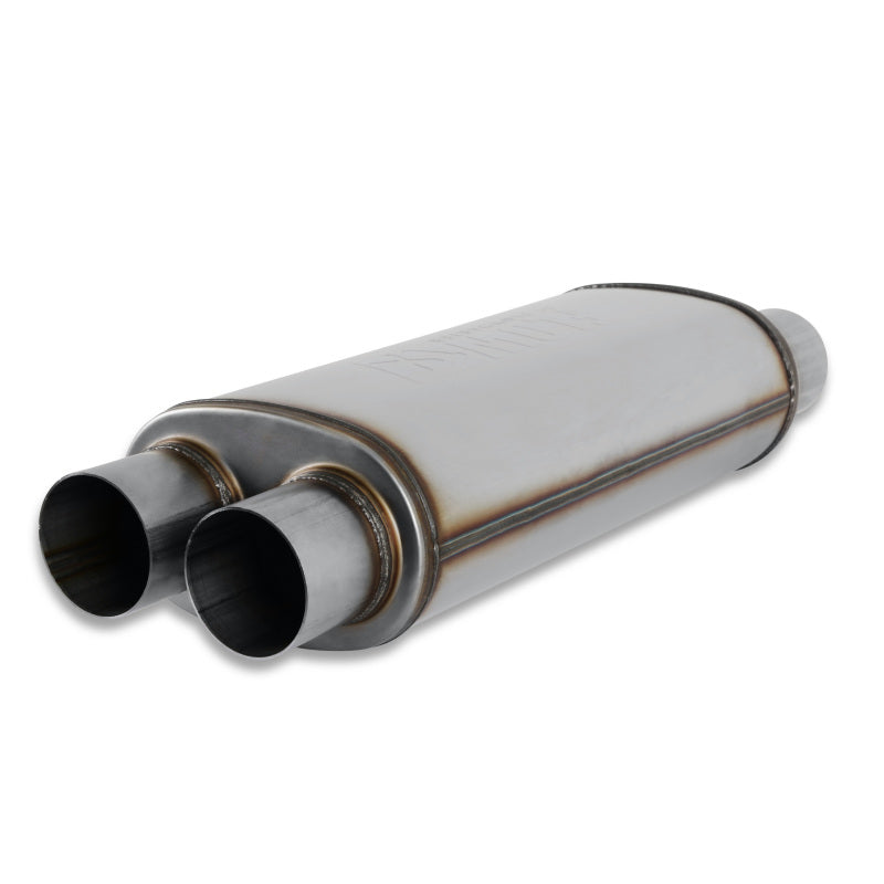 Flowmaster FlowFX Muffler SS 3 IN Dual IN/OUT W/ X-Pipe