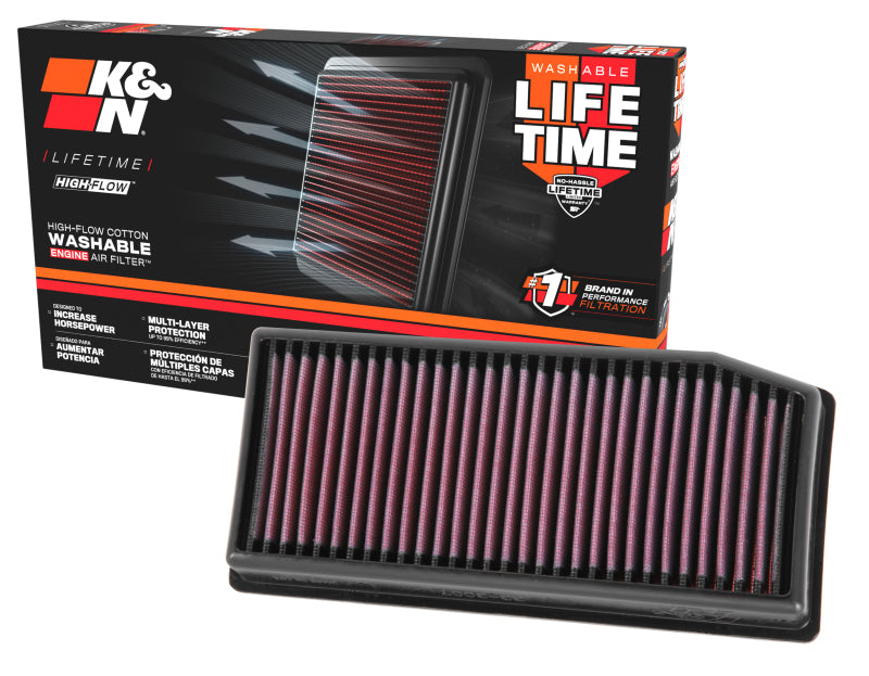 K&N Engineering K&N 2011 Renault CLI IV 0.9L Replacement Drop In Air Filter