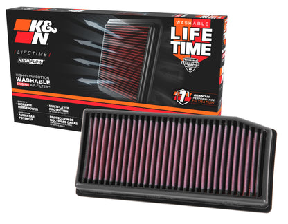 K&N Engineering K&N 2011 Renault CLI IV 0.9L Replacement Drop In Air Filter