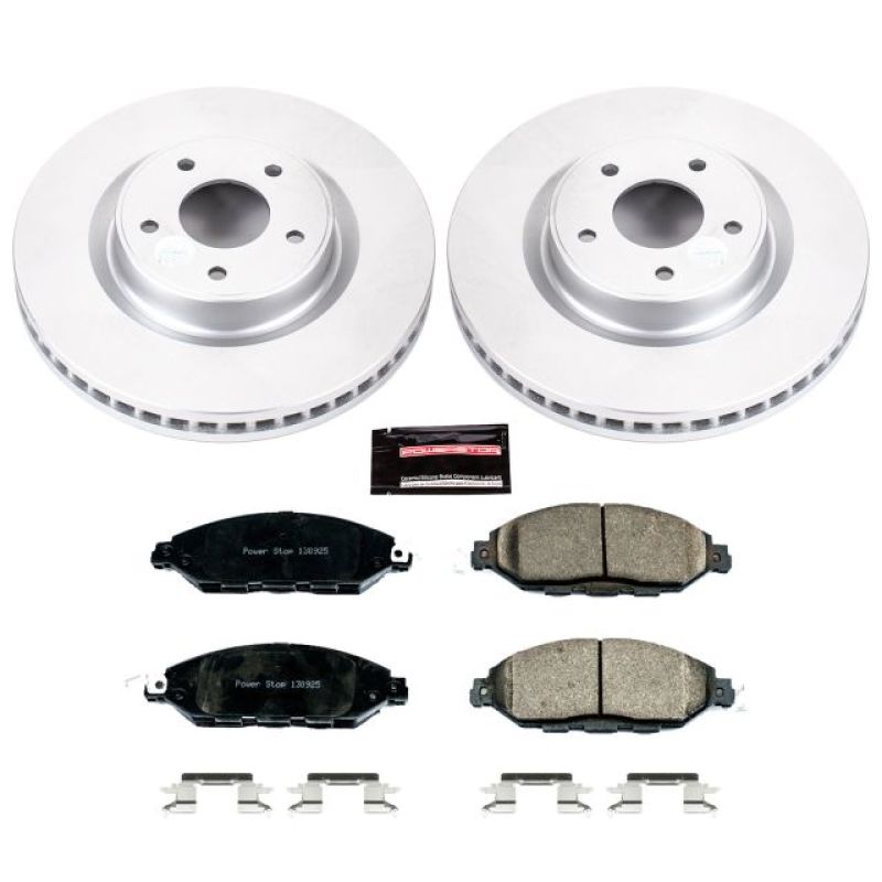PowerStop Power Stop 2013 Infiniti JX35 Front Z17 Evolution Geomet Coated Brake Kit