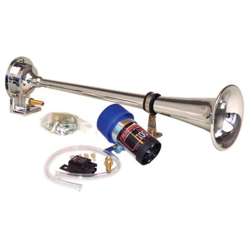 Kleinn Air Horns Kleinn Chrome Direct Drive Single Horn/ 13.5In - Chrome-Plated Spun Copper