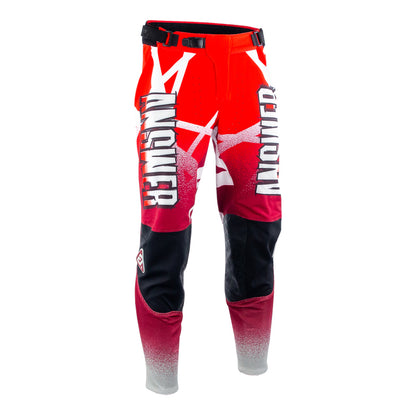 Answer 26 LE Elite Chaos Artifacts Pants 50 Years Dark Red/Red/White Size - 30
