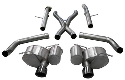 CORSA Performance Corsa 2012-21 Jeep Grand Cherokee SRT 2.75in Dual Rear Xtreme Cat-Back Exhaust - Black PVD TipFinish